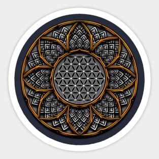 flower of life mandala Sticker